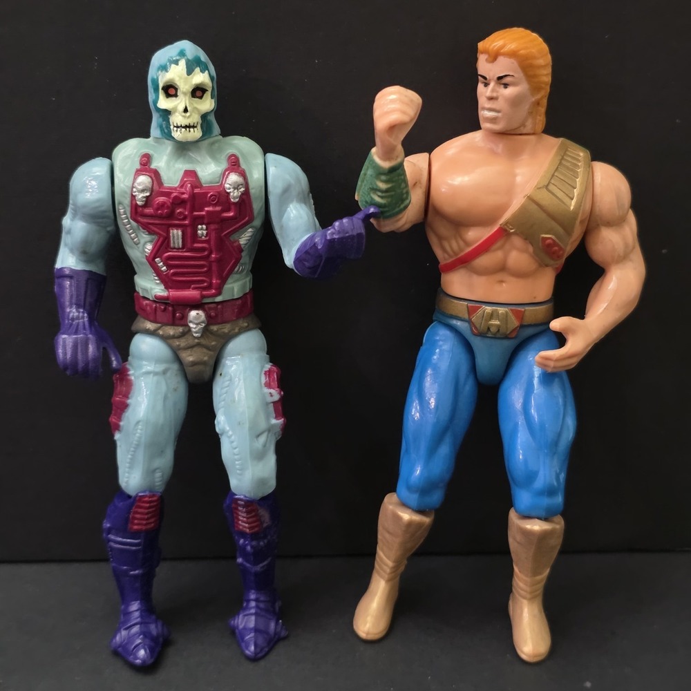 Motu New Adventures of He-Man 1988 Skeletor / HE-MAN Action Figure LOT OF 2